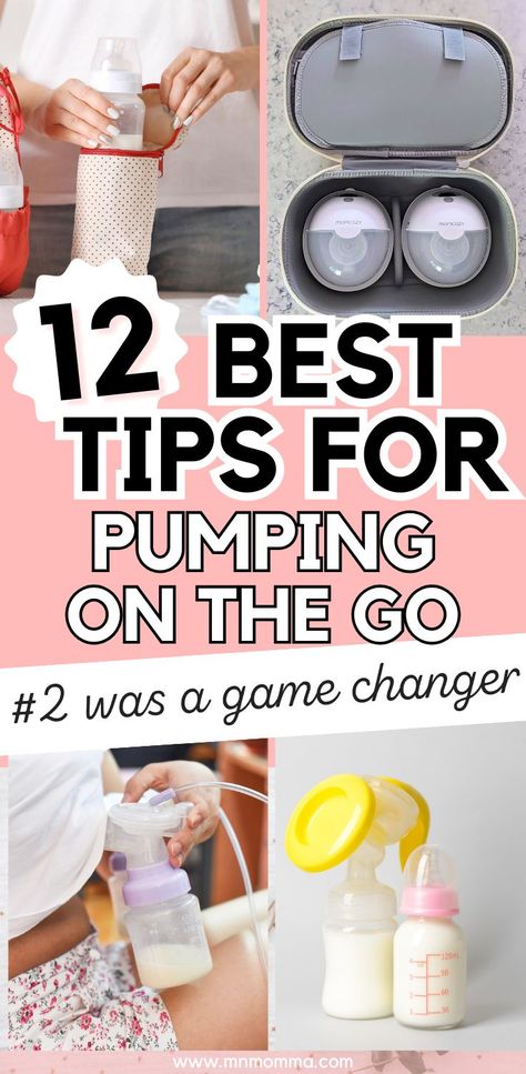 How to Pump on the Go as a New Mom Breastfeeding Poster, Pumping And Breastfeeding Schedule, Breastfeeding Awareness Month, Storing Breastmilk, Pumping Schedule, Breastfeeding Benefits, Pumping At Work, Tips And Trick, Healthy Pregnancy Tips