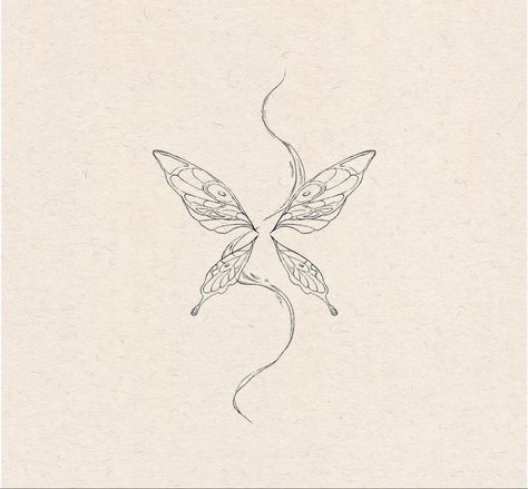 Small Back Tattoos For Women Spine, Butterfly Flash, Detailed Tattoos, Small Girly Tattoos, Small Pretty Tattoos, Petite Tattoos, Small Hand Tattoos, Fairy Tattoo, Line Art Tattoos