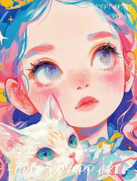 ☾~.~☕️follow me☕️~.~☾ Coloring Books Aesthetic, Cool Digital Art, Cat Parents, Digital Art Inspiration, 캐릭터 드로잉, 수채화 그림, Pretty Drawings, Books Aesthetic, Digital Art Anime