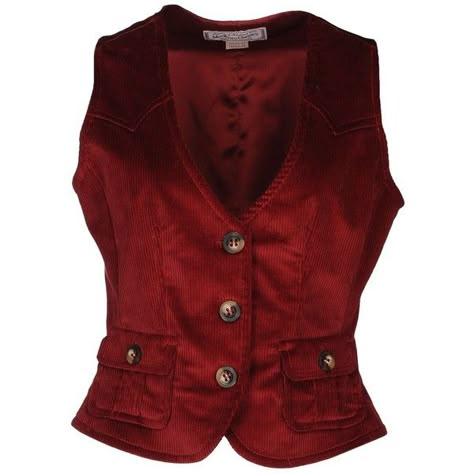 Marlboro Classics Top (£79) ❤ liked on Polyvore featuring outerwear, vests, shirts, jackets, red, waistcoat vest, multi pocket vest, red sleeveless vest, red vest and vest waistcoat Victorian Vest, Red Waistcoat, Multi Pocket Vest, Corduroy Vest, Hoco Inspo, V Neck Vest, Sleeveless Waistcoat, Red Clothes, Pocket Vest