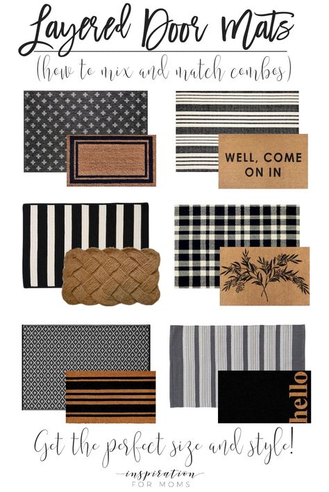 Layered Door Mats, Farmhouse Side Table, Cute Dorm Rooms, Room Transformation, Fall Front, Décor Diy, Ship Lap Walls, Door Mats, Door Styles