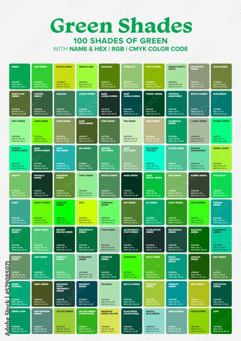 Green Color Names Shades, Colors Of Green Shades, Green Colour Names, Green Shades Name, Different Types Of Green Colors, Green Pantone Shades, Different Green Colors Shades, Green Pantone Colors, Type Of Green Color