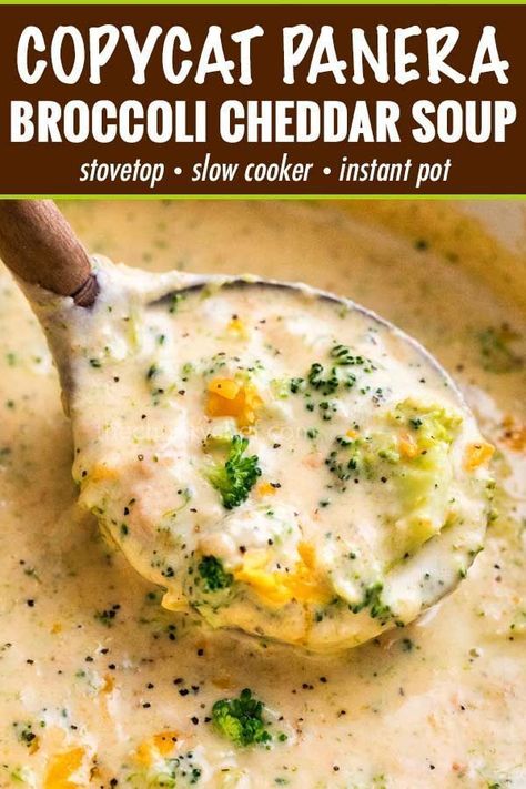 Brocoli Cheddar Soup Recipes Easy, Broccoli Cheddar Soup Slow Cooker, Copycat Broccoli Cheddar Soup, Slow Cooker Broccoli Cheese Soup, Broccoli And Cheese Soup, Creamy Broccoli Cheddar Soup, Broccoli Cheddar Soup Recipe, Cheddar Soup Recipe, The Chunky Chef