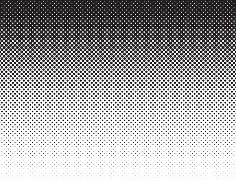 Comics style black white flat gradient p... | Premium Vector #Freepik #vector #pattern #abstract #texture #circle Anime Vogue Cover, Manga Texture, Manga Screentones, Anime Vogue, Graphic Gradient, Chicken Pop, 2d Pattern, Comics Style, Film Texture