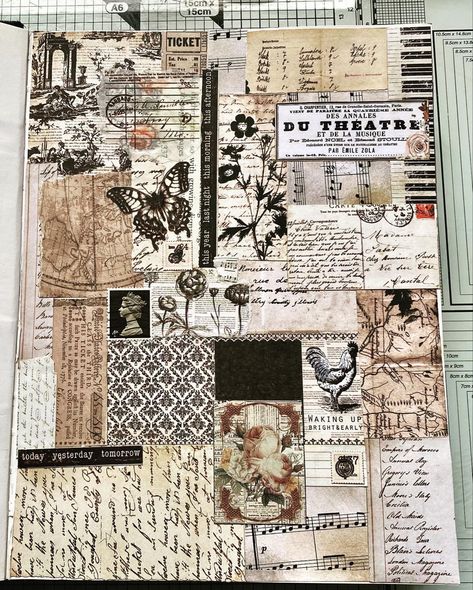 #master-board #junkjournal #collage #scraps Master Boards Collage, Collage Masterboards, Master Board Collage, Junk Journal Master Board, Collage Masterboard, Masterboard Collage, Book Art Sculptures, A Level Textiles, Collage Board