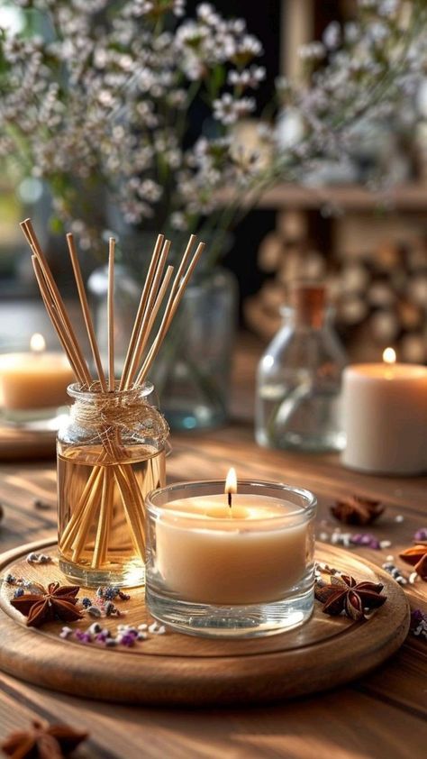 Home Smell Good Hacks, Smell Good Hacks, Laundry Tricks, Candles Aesthetic Cozy, Home Smell Good, Candle Photography Ideas, Lilin Aroma, Fresh Laundry, Autumn Candle