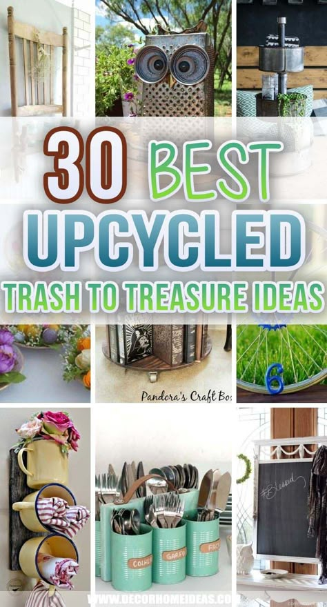 Uses For Totes Without Lids, Upcycle Trash Diy Ideas, Upcycle Containers Repurposed, Recycled Project Ideas, Useful Things Made From Trash, Trash Upcycle Diy Ideas, Diy Crafts With Household Items, Storage Craft Ideas, Upcycle Everyday Items