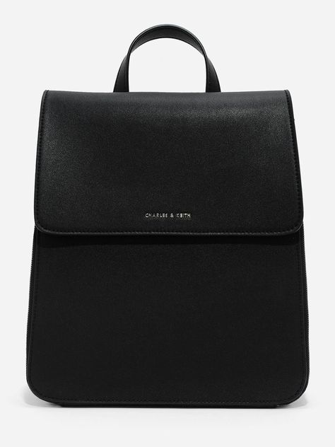 Sophisticated Backpack, Law Outfits, Backpack Inspiration, Charles And Keith, I Have It All, Chic Backpack, Work Backpack, Dream Bag, Flap Backpack