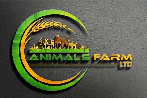 Animals farm house logo on Behance Farms Logo Design, Agricultural Logo Design, Poultry Farm Logo, Agro Logo Design, Farm Logo Design Ideas, Agro Logo, Farm Logo Inspiration, Farm Branding, Eco Friendly Logo