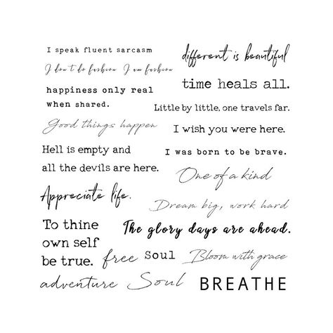 Everjoy Realistic Temporary Tattoos - 20 Individual Line Pcs, Waterproof Inspirational Words for Adult, Women (Words) Black Short Meaningful Quotes Tattoos, Rib Tattoos For Women Quotes, Simple Neck Tattoos, Three Word Quotes, Meaningful Word Tattoos, Rib Tattoos For Women, Phrase Tattoos, Realistic Temporary Tattoos, Meaningful Tattoo Quotes