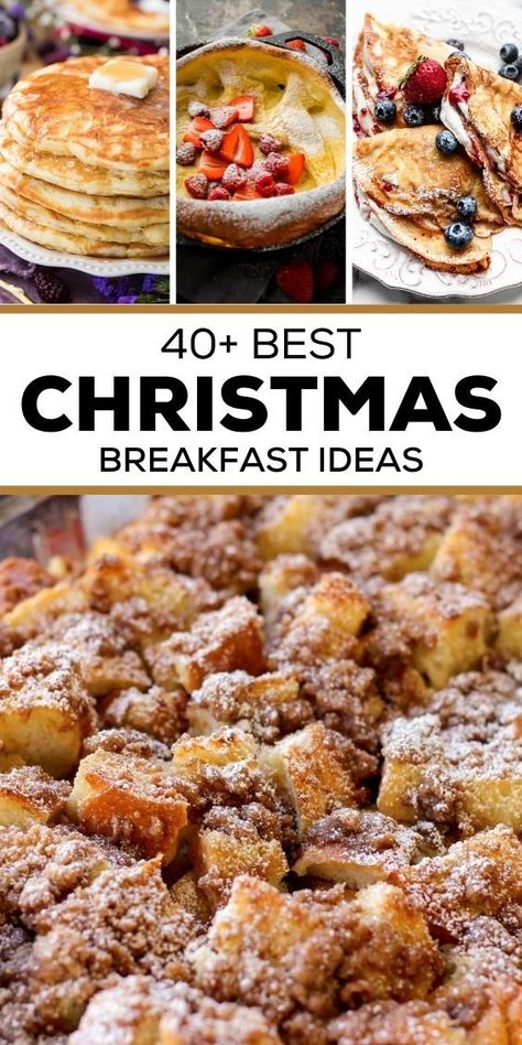 Make the season special with easy Christmas breakfast ideas! Prepare ahead to savor delightful brunch dishes without kitchen chaos. Check out these festive recipes! #ChristmasBreakfastIdeas #MakeAheadBrunch Light Christmas Breakfast Ideas, Christmas Brunch Buffet, Fancy Breakfast Ideas, Breakfast Buffet Recipes, Christmas Breakfast Buffet, Best Christmas Breakfast, Xmas Brunch, Christmas Brunch Ideas, Christmas Morning Recipes