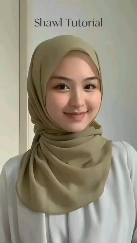 Style Hijab Simple, Tudung Shawl, Fesyen Islam, Pashmina Hijab, Tutorial Hijab Pashmina, Simple Hijab Tutorial, Estilo Hijab, Stile Hijab, Simple Hijab