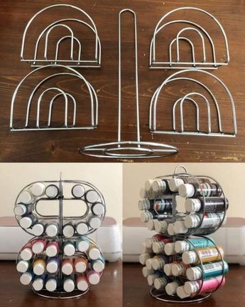 50+ Amazing DIY Dollar Store Organization Ideas to Declutter your Home | HubPages Dollar Store Organization, Craft Paint Storage, Craft Room Organization Diy, Dollar Store Diy Organization, Dollar Store Diy Projects, Craft Room Design, Dollar Store Hacks, Dollar Store Organizing, Diy Dollar Tree Decor