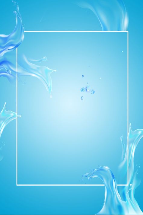 World Water Day Creative Water H5 Poster Background Psd Download Water Conservation Poster, Background Air, World Environment Day Posters, Water Drop Vector, World Wetlands Day, Environmental Posters, Background Psd, Water Frame, Plan Image