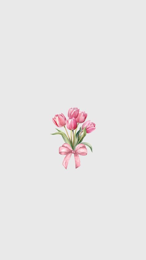 Coquette Flowers, Iphone Wallpaper Preppy, Cute Images For Wallpaper, Cute Home Screen Wallpaper, Cute Summer Wallpapers, Bow Wallpaper, Simple Phone Wallpapers, Spring Wallpaper, Iphone Wallpaper Themes