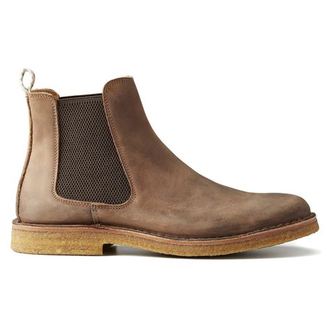 Astorflex Nubuck Bitflex Chelsea Boot by Huckberry - Dwell Best Sandals For Men, Easy Girl, Shoe Wardrobe, Botas Chelsea, Desert Boot, Suede Chelsea Boots, Chelsea Boots Men, Slip On Boots, Desert Boots