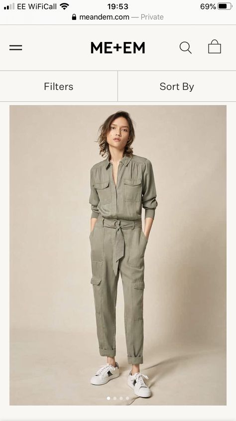 Fashion Me, University Outfit, Utility Jumpsuit, Tencel Fabric, Soft Dress, Dress Shirt Sleeves, Casual Chic Outfit, Maxi Dress Cotton, Casual Jumpsuit