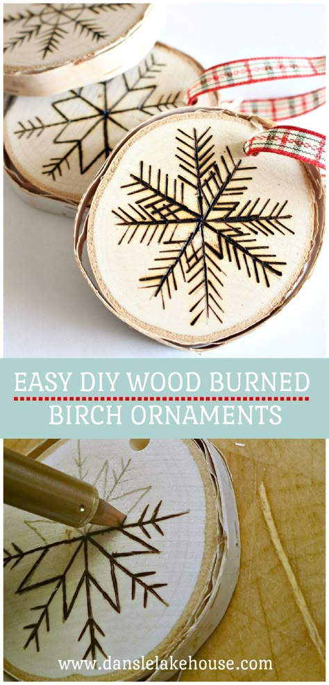 Woodburned Ornaments Tree Slices, Woodland Ornaments Diy, Wood Burning Ornaments Tree Slices, Cricut Buisness, Tree Slice Ornaments, Coaster Inspiration, Wood Burned Christmas, Wood Burned Ornaments, Christmas Ornaments Ideas