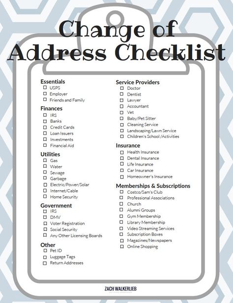 Change Of Address Checklist, Moving 101, Tips For Moving Out, Moving List, Moving Timeline, Moving House Tips, First Apartment Tips, Moving Hacks, Moving Hacks Packing