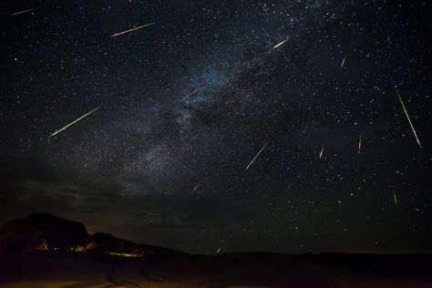 Terlingua Texas, Nighttime Sky, Perseid Meteor Shower, Halley's Comet, Earth Atmosphere, Science Photos, Falling Stars, Light Pollution, Meteor Shower