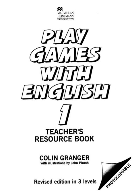 Play games with english 1 Creative English Teaching Ideas, English Games For Kids, English Books For Kids, Teach English To Kids, English Learning Books, English Teaching Materials, English Teaching Resources, English Activities For Kids, Learning English For Kids