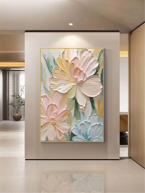 Wall Pictures For Living Room, Living Room Wall Hangings, Flower Art Painting Abstract Wall Decor, Wall Arts In Living Room, Serene Paintings, Art Frames Wall, Good Picture Frame Wall, Canvas Art Painting Wall Decor, Wall Paintings For Living Room