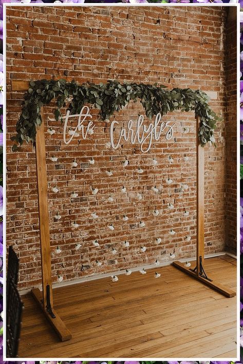 Looking to create a stunning wedding backdrop on a budget? Check out these 9 DIY wedding backdrop ideas that will add a touch of elegance to your special day. From rustic to modern designs, these affordable and easy-to-make backdrops will make your wedding ceremony truly memorable. Get inspired and start crafting your dream backdrop today! Backdrops Wedding Reception, Simple Wedding Wall Decor, Wedding Backdrop Without Flowers, Make Your Own Photo Backdrop, Diy Rustic Backdrop, Room Divider Photo Backdrop, Easy Wedding Photo Backdrop, Simple Wedding Photo Backdrop, Wedding Photo Opp Backdrop