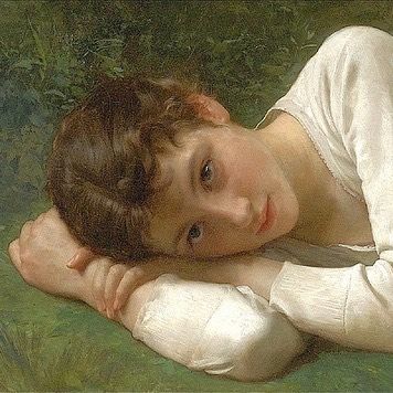 young woman resting, william adolphe bouguereau Woman Resting, William Bouguereau, Era Victoria, Adolphe Bouguereau, William Adolphe, William Adolphe Bouguereau, Rennaissance Art, Historical Painting, Art Library