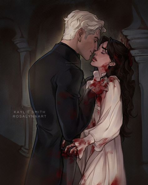 Rosalynn | Rositsa Popova ✨ | Happy National Book Lovers Day 🌹📘 Take 'lovers' as you wish;) . DO NOT REPOST! . . . . . . . . #shadowsinger #azriel #bookcouple #bookart... | Instagram Fantasy Booktok, National Book Lovers Day, Romantasy Books, Book Lovers Day, Dramione Fan Art, Draco And Hermione, Lovers Day, Romance Art, Book Wallpaper