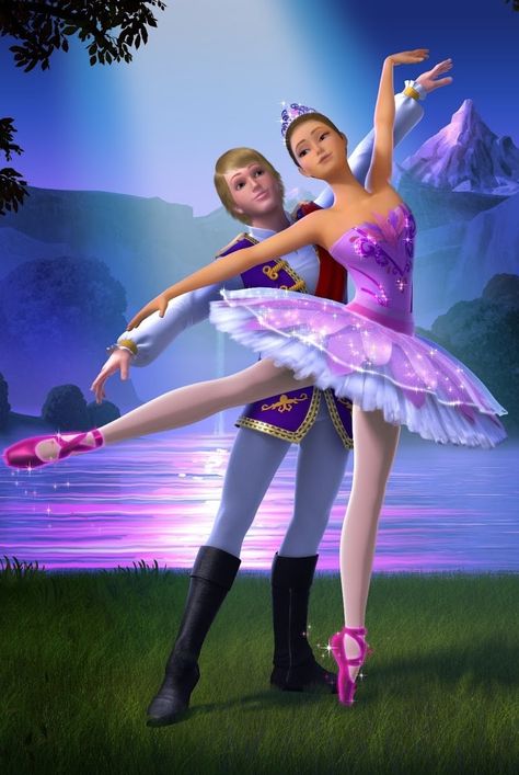 Barbie Aesthetic Pictures, Barbie Ballerina Movie, Barbie Pink Shoes Movie Aesthetic, Quinceanera Barbie, Barbie And The Pink Shoes, Ball Gown Ideas, Barbie Pink Shoes, Barbie In The Pink Shoes, Organza Prom Dress