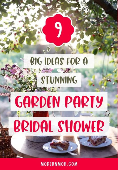 Summer Garden Bridal Shower Ideas, Wedding Shower Garden Party, Backyard Bridal Shower Ideas Summer, Garden Themed Bridal Shower Ideas Decor, Picnic Themed Bridal Shower Ideas, Garden Party Bridal Party, Flower Garden Bridal Shower Theme, Garden Wedding Shower Ideas, Bridal Shower Garden Party Theme