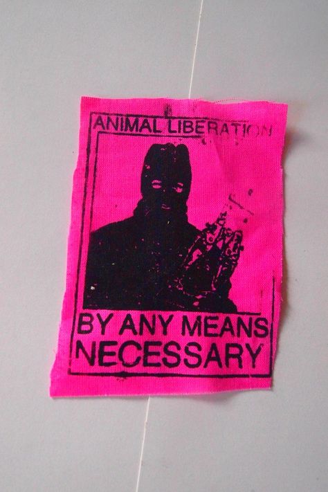 Animal Liberation Front by Any Means Necessary - Etsy Finland Eco Anarchism, Any Means Necessary, Animal Activism, Animal Liberation, By Any Means Necessary, Screen Printing Ink, Printing Ink, Cool Hats, Diy Charms