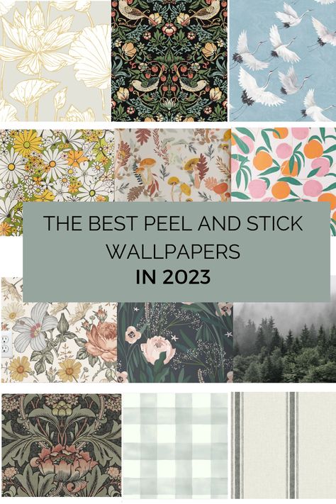 Peel and stick wallpaper patterns for bedrooms and bathrooms Peal And Stick Wallpaper, Cheap Wallpaper, Woodland Wallpaper, Forest Wall Mural, Bold Wallpaper, Inspire Me Home Decor, Wallpaper Accent Wall, Diy Wallpaper, Watercolor Wallpaper