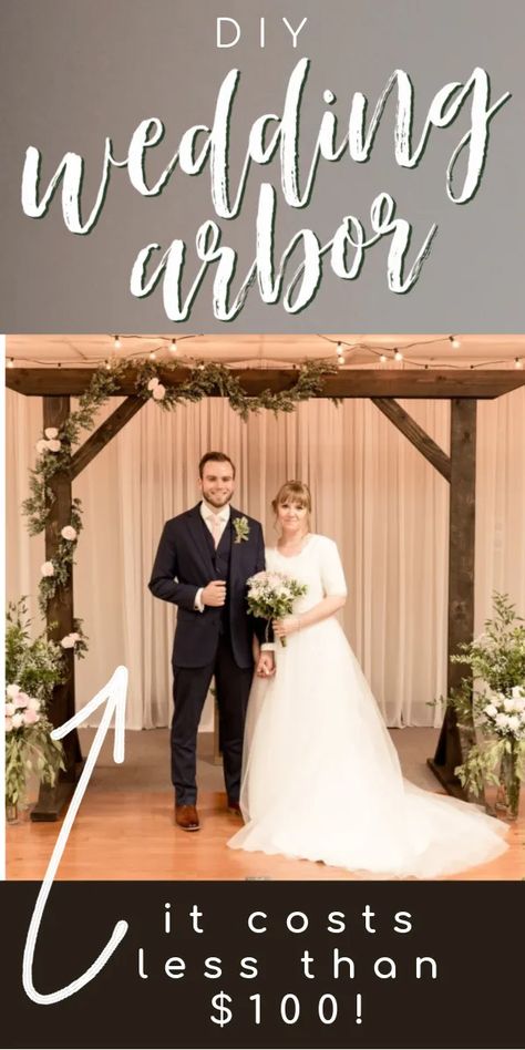 Diy Arbor, Diy Wedding Arbor, Wood Wedding Arches, Fish Wedding, Diy Arbour, Wooden Wedding Arches, Wedding Arches Outdoors, Wood Arbor, Diy Wedding Arch