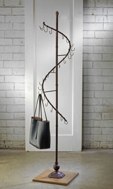 Hand Bag Rack Ideas, Purse Rack Ideas Bedrooms, Purse Rack Ideas, Purse Hanger Ideas, Bags Hanger, Purse Rack, Sofa Couch Design, Small Bedroom Inspiration, Gate Wall Design