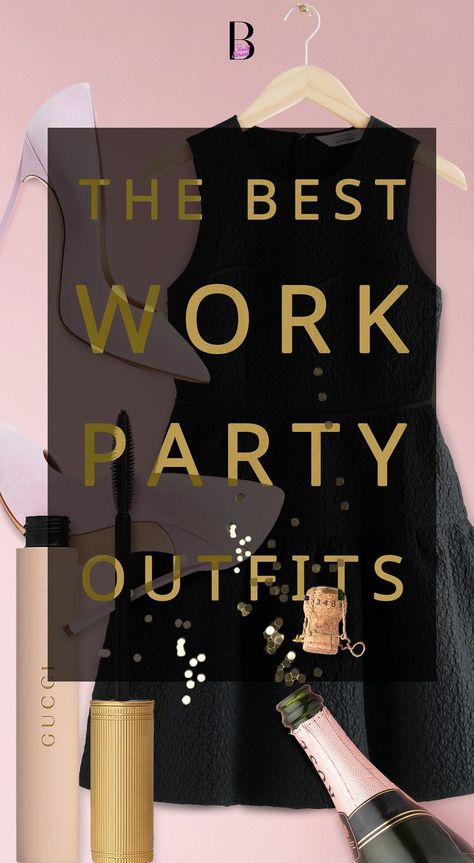 Don't know what to wear to a work party to impress stylish coworkers? Well, I can help you with that! And let you find the best office party outfit fast! Go to Brunette from Wall Street to see 6 stunning business party outfits that will impress everyone at your office. What To Wear To Work Party, Business Festive Outfit, Dress Office Party, Business Party Outfit Dress, Staff Dinner Outfit, 2023 Party Outfits Trends, Chic Work Event Outfit, Professional Party Outfit, Formal Work Party Dress