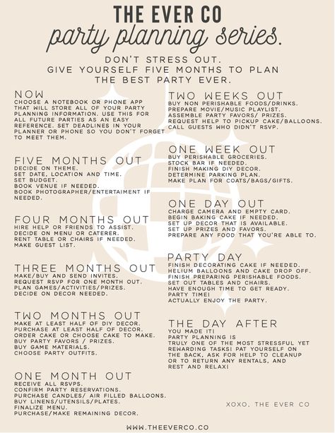 Most Stressful Jobs, Music Party Favors, Event Checklist, Party Timeline, Party Planning Business, Planning Strategies, Plan Checklist, Wedding Planner Checklist, Party Planning Checklist