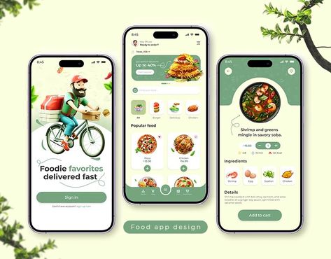 Food Delivery Mobile App and UIUX Case Study :: Behance Healthy Food App Design, Recipe App Ui Design, Food Delivery App Ui Design, Uiux Portfolio, Delivery App Design, Food App Ui, Food App Design, Food Delivery Logo, Creative App Design