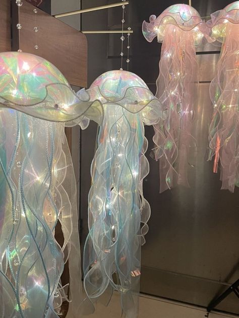 1pc Creative Jellyfish Shaped Lantern | SHEIN USA Jellyfish Lantern, Jellyfish Light, Ocean Room, Bedroom Teen, Blue Jellyfish, Lights Hanging, Under The Sea Theme, Teen Room Decor, Cute Bedroom Decor