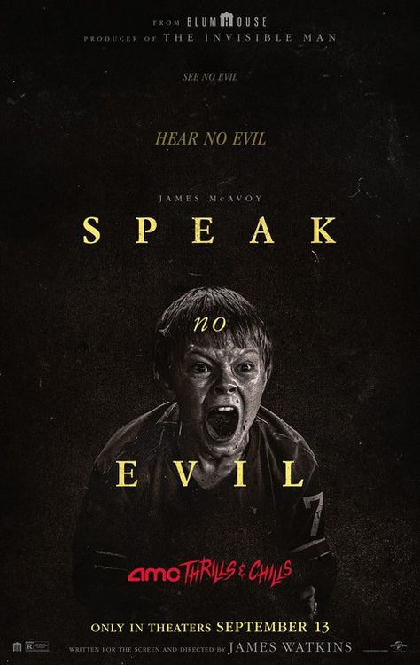 Speak No Evil Movie, Mackenzie Davis, New Movie Posters, Speak No Evil, See No Evil, Poster Store, Invisible Man, No Evil, James Mcavoy