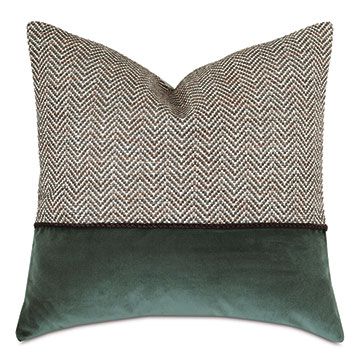 Olive Green Velvet, Pillow Green, Chevron Fabric, Luxury Bedding Collections, Eastern Accents, Decor Pillows, Green Pillows, Fine Linens, Square Pillow Cover