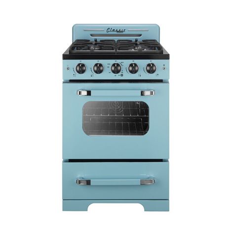 Clean Stove Burners, Retro Stove, Unique Appliances, Clean Stove, Vintage Stoves, Retro Fridge, Single Oven, Bottom Freezer, Gas Oven