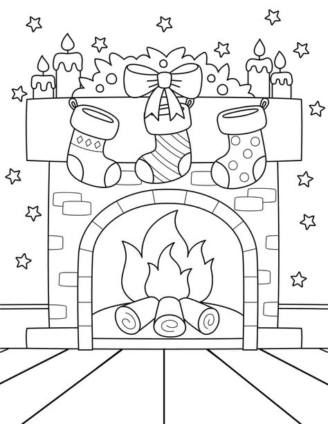 Celebrate the holidays with these free printable Christmas coloring pages for kids. You will find cute kids coloring pages with Christmas themes that feature Santa, snowmen, Christmas wreaths, gingerbread men, Christian themes like the nativity scene, and much more! Whether you are looking for kids coloring pages for younger children like toddlers or preschoolers, teenagers, there are tons of Christmas coloring sheets for everyone. Christmas Coloring Pictures Free Printable, Christmas Cartoon Coloring Pages, Christmas Scene Drawing Easy, Holiday Colouring Pages, Xmas Colouring Pages Free Printable, Coloring Pages December, Winter Color Pages Free Printable, December Coloring Sheets, Christmas Coloring For Kids