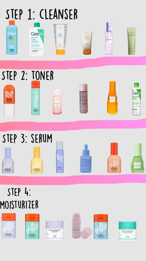 Skincare routine for teens Skin Care Routine For 13 Yo, Good Skin Care Routine For Teens, Skin Care For 9-10 Years, Skincare Routine For 14yrs, Skincare For 13 Year Girl, Skincare For 14yrs, Skincare Routine For 11 Yrs Old, Skincare Brands For Teens, Skincare Chart