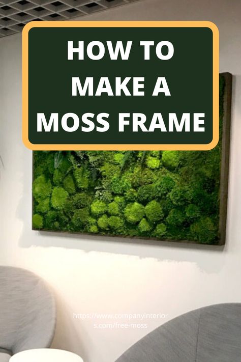 In This Video you will learn how to make a moss frame using preserved moss. The Moss used in Ball Moss , Flat Moss and Lichen. The Moss wall requires no maintenance whatsoever. Sustainable sources provide the moss and reindeer moss is a popular product from Scandinavian moss sources.  So you can create your own moss wall and install in your office or home. Interior Designers like to specify moss walls as they create a eco-friendly style to their interior home décor.  #mossframes #mosspicture Real Moss Decor, Moss Wall Frame, Framed Living Wall, Scandinavian Moss Bathroom, Hanging Moss Decor, Moss Frames Decor, Dried Moss Wall Art, Faux Moss Decor, Framed Moss Wall Art Diy