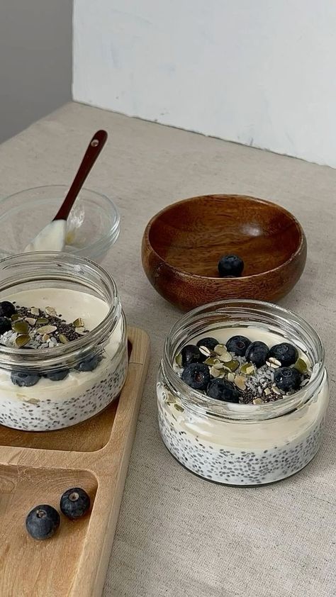 Healthy Food Dishes, Healthy Food Motivation, Healthy Lifestyle Food, Think Food, Food Is Fuel, Chia Pudding, Food Obsession, Pretty Food, Blueberries