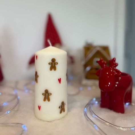 Some inspo for our candle painting night 🕯️🎅🏼 We have now sold 50% of our tickets! 🤍 Link in our bio, get them before they’re gone! Candle Painting Pillar, Winter Candle Painting, Christmas Candles Diy Paint, Hand Painted Pillar Candles, Painting Christmas Candles, Candle Painting Ideas Christmas, Christmas Candle Painting Ideas, Hand Painted Christmas Candles, Diy Painted Candles