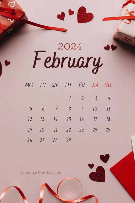 iPhone February 2024 Love Calendar Wallpaper 12 February Birthday, Calender February 2024, Valentines Calendar 2024, Wallpaper Backgrounds February, Calender 2024 February, February Month Calendar 2024, Love Calendar Ideas, Feb 2024 Calendar, February 2024 Wallpaper