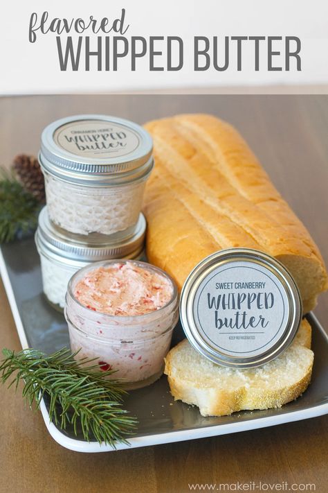 Easy Hostess Gifts, Diy Hostess Gifts, Flavored Butter Recipes, Butter Recipes Homemade, Flavored Butters, Hostess Gift Ideas, Homemade Food Gifts, Engraved Coasters, Gifts In A Jar