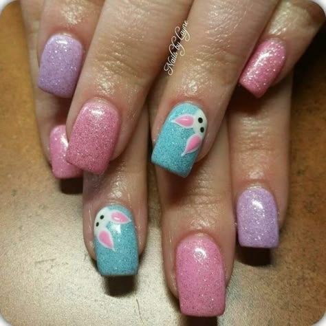 45 cute Easter nails to copy, including Easter bunny nails, Easter chicken nails, pastel nails, Easter eggs nails, polka dots nails, with dreamy Easter nail colors!| nails 2021 | nails acrylic | nails acrylic coffin | nails with initial | nails acrylic black | nails acrylic short | nails spring | spring nails | cute nails | simple nails | romantic nails | nails art | nail art | nails designs | gel nails | nails colors | nails color ideas | black and silver nails | holiday nails | pretty nails Easter Nails Design Spring Pretty Pastel, Fun Easter Nails, Coffin Nails With Initial, Easter Short Nails, Initial Nails Acrylic, Pastel Nails Easter, Nail Design Ideas Spring, Black Nails Acrylic Short, Easter Nail Colors